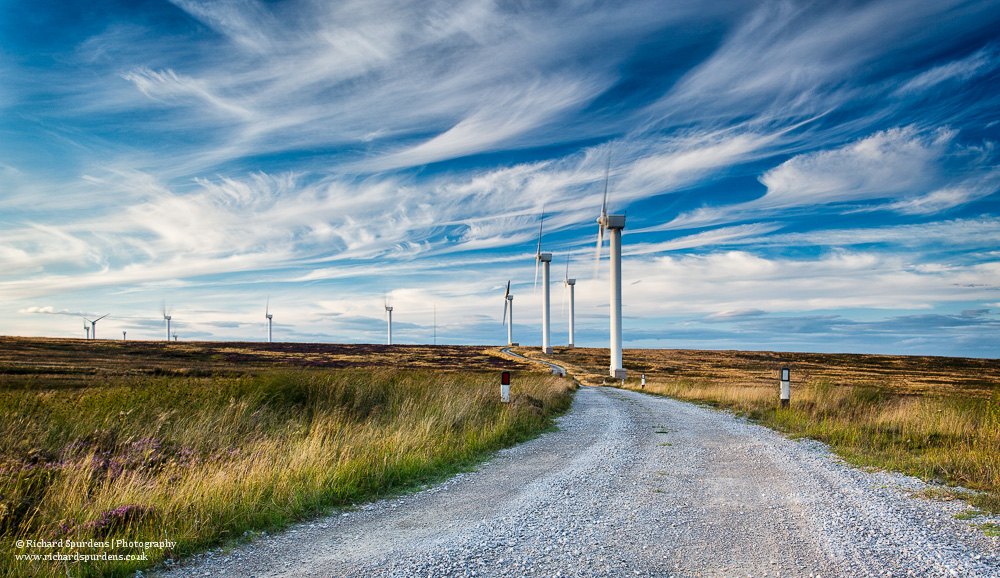 Landscape Photographer - Landscape Photography - overden moor windfarm