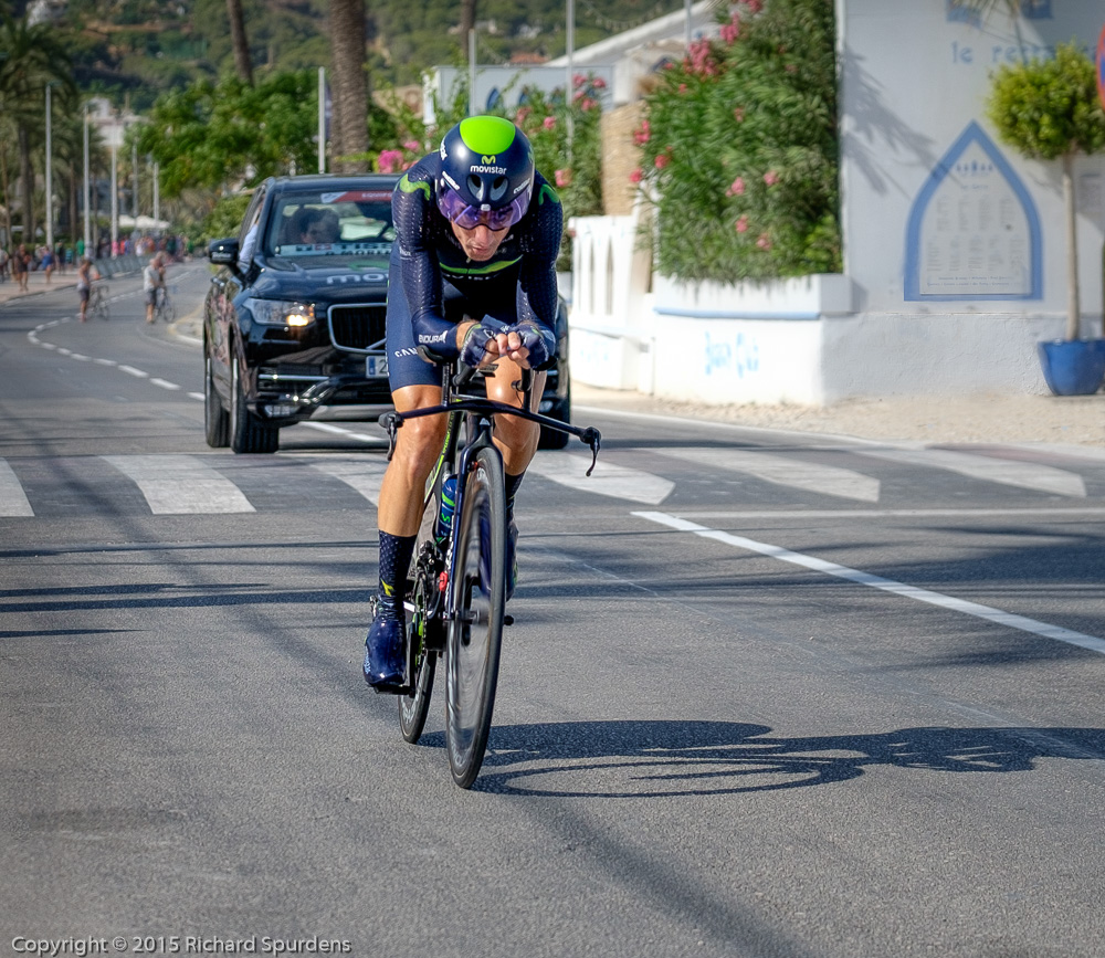 Sport photography - sport photographer - colour image from the time trail stage from javea to calpe in spain.