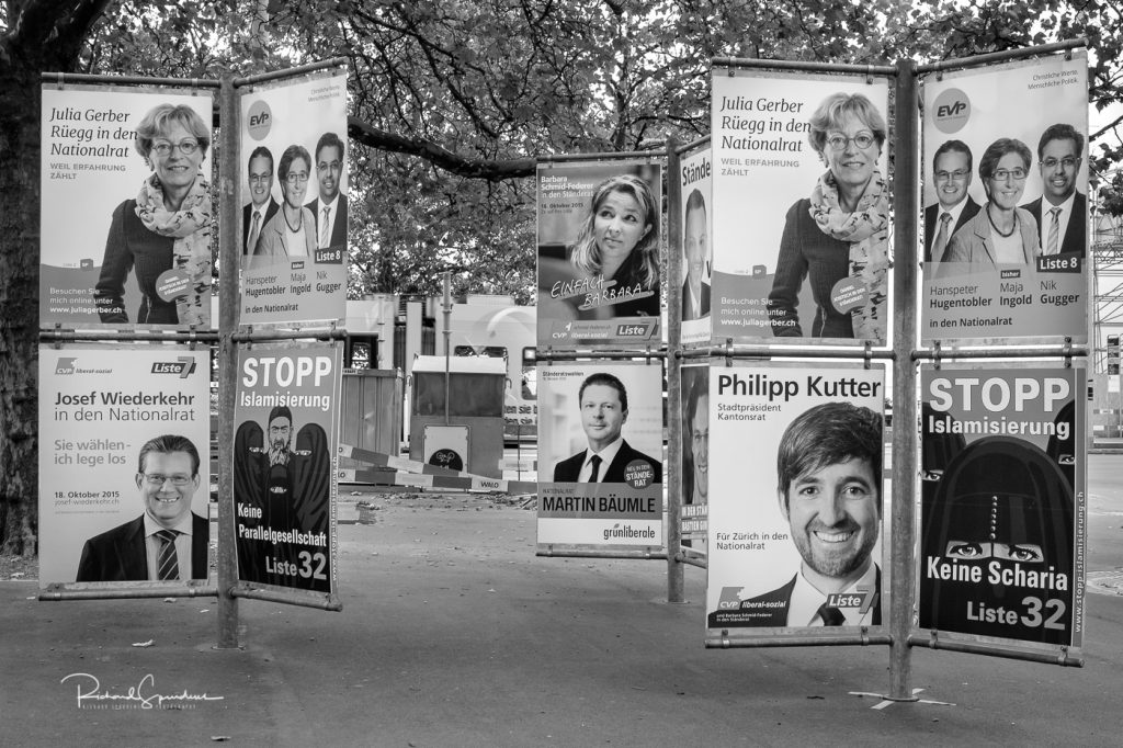 Zurich election adverts