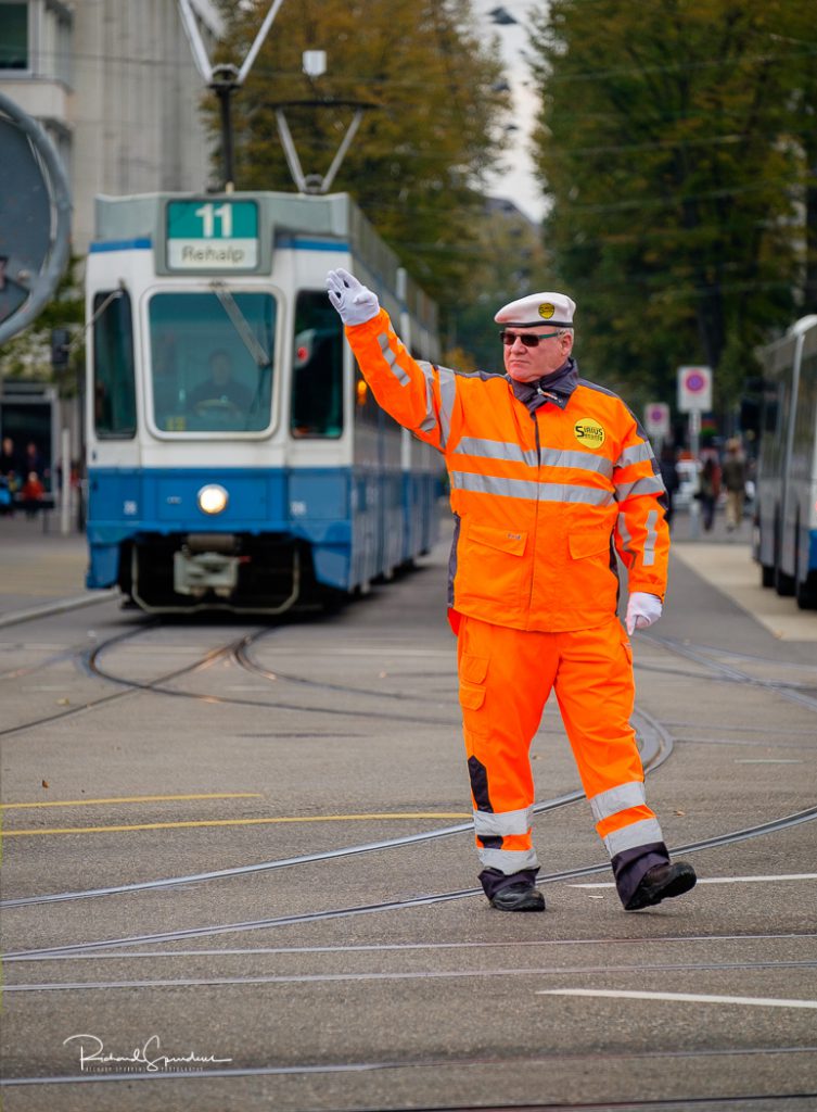 Zurich directing the trams II